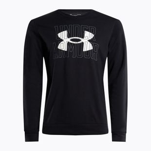 Under Armour pánska tréningová mikina Rival Terry Logo Crew black 1370391-001