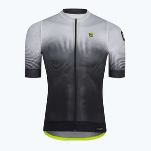 Pánsky cyklistický dres Alé Gradient čiernobiely L22144400