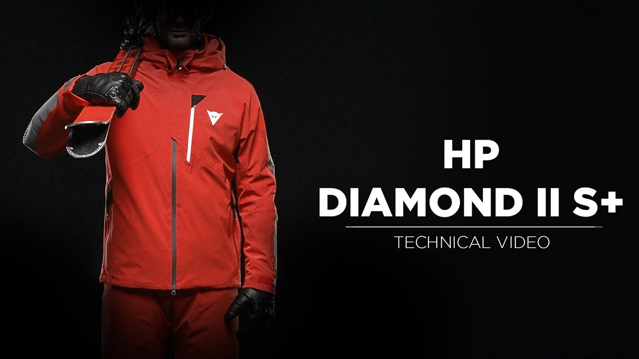 Pánska lyžiarska bunda Dainese Hp Diamond II S+ fire red